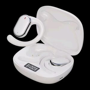 White Wireless Earbuds with Charging Case